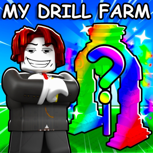 Make a Drill Farm Roblox gameplay showing drills on a farm plot